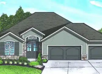 Rendering of The Lyle Home plan